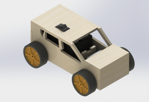 Laser Cut Car